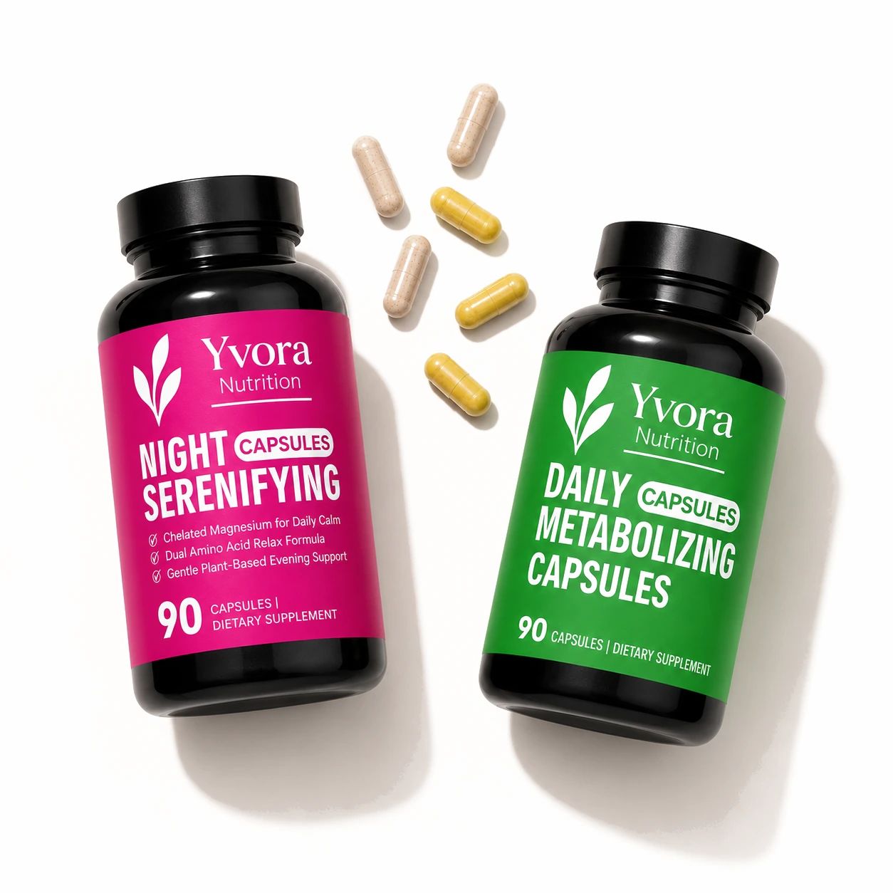 Yvora Day + Night supplement system